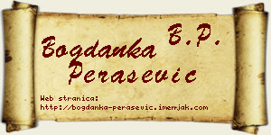 Bogdanka Perašević vizit kartica